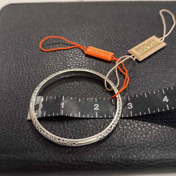 ✨ DEVATA Sterling Silver Bangle Bracelet | Signature Scroll Design ✨ Gift Ready - Picture 11 of 11